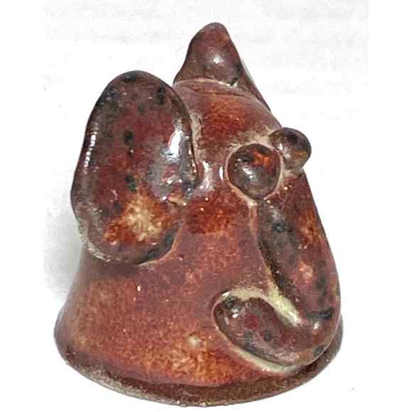 1970’s Vintage Porcelain Elephant Thimble - Picture 2 of 4